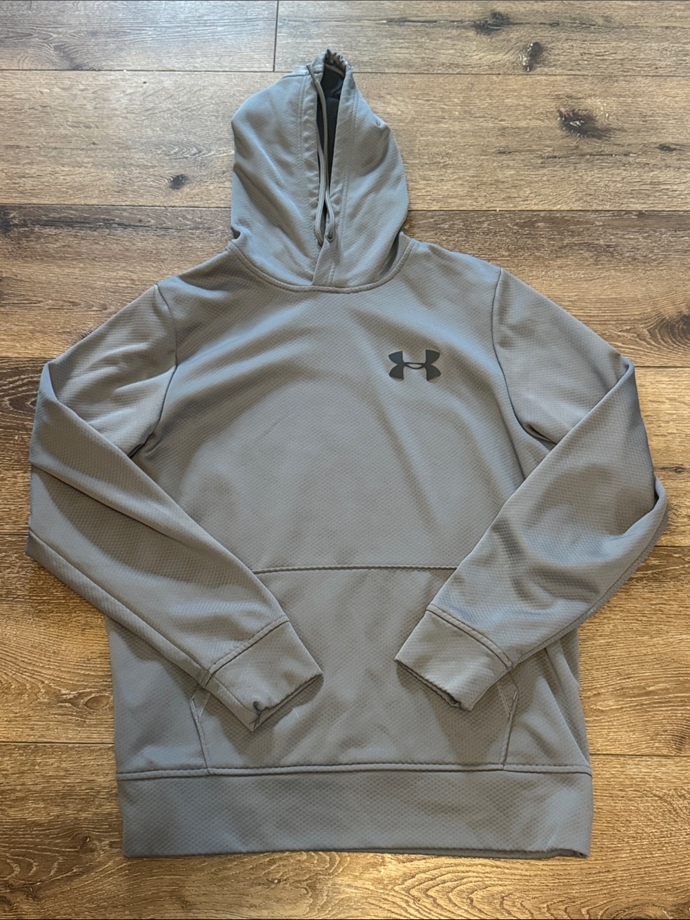 Under armour gray hoodie large